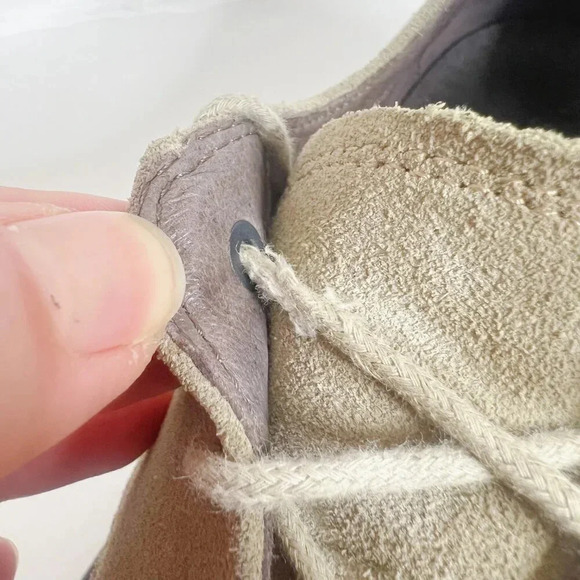 John Varvatos Men's Taupe Suede Wingtip Oxfords Size 11.5 - Picture 11 of 11